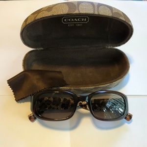 Coach Sadie Brown Sunglasses w/ Case